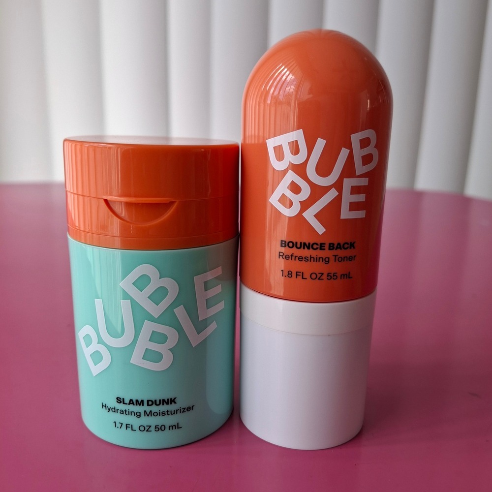 Bubble Slam Dunk Hydrating Moisturizer & Bounce Back Refreshing Toner Set